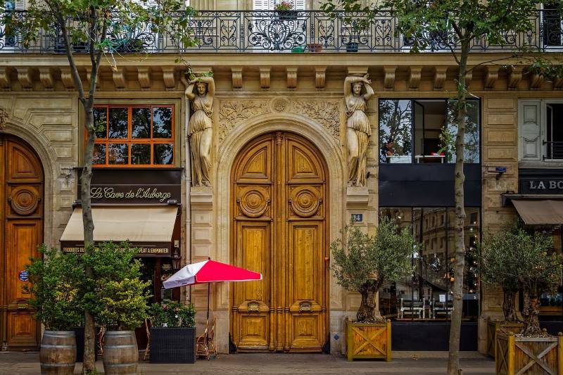 Parisian coffee shop